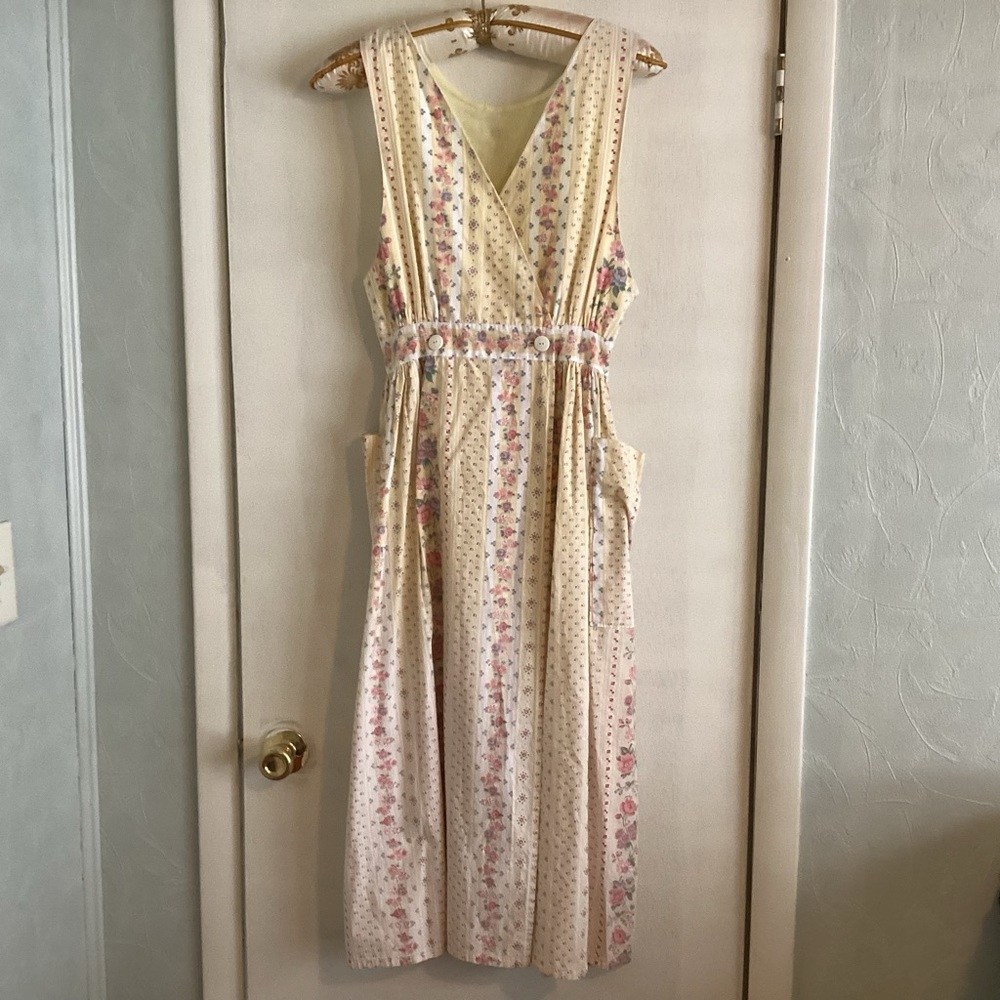 Handmade cottage wrap dress